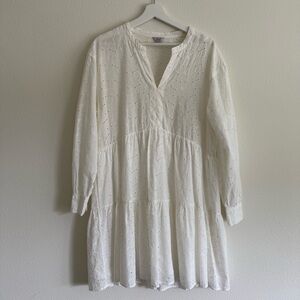 Rails Layla White Eyelet Mini Dress